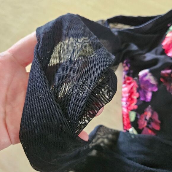 Weissman NWOT adult XXL floral dance costume lyrical contemporary tap solo - Picture 8 of 13